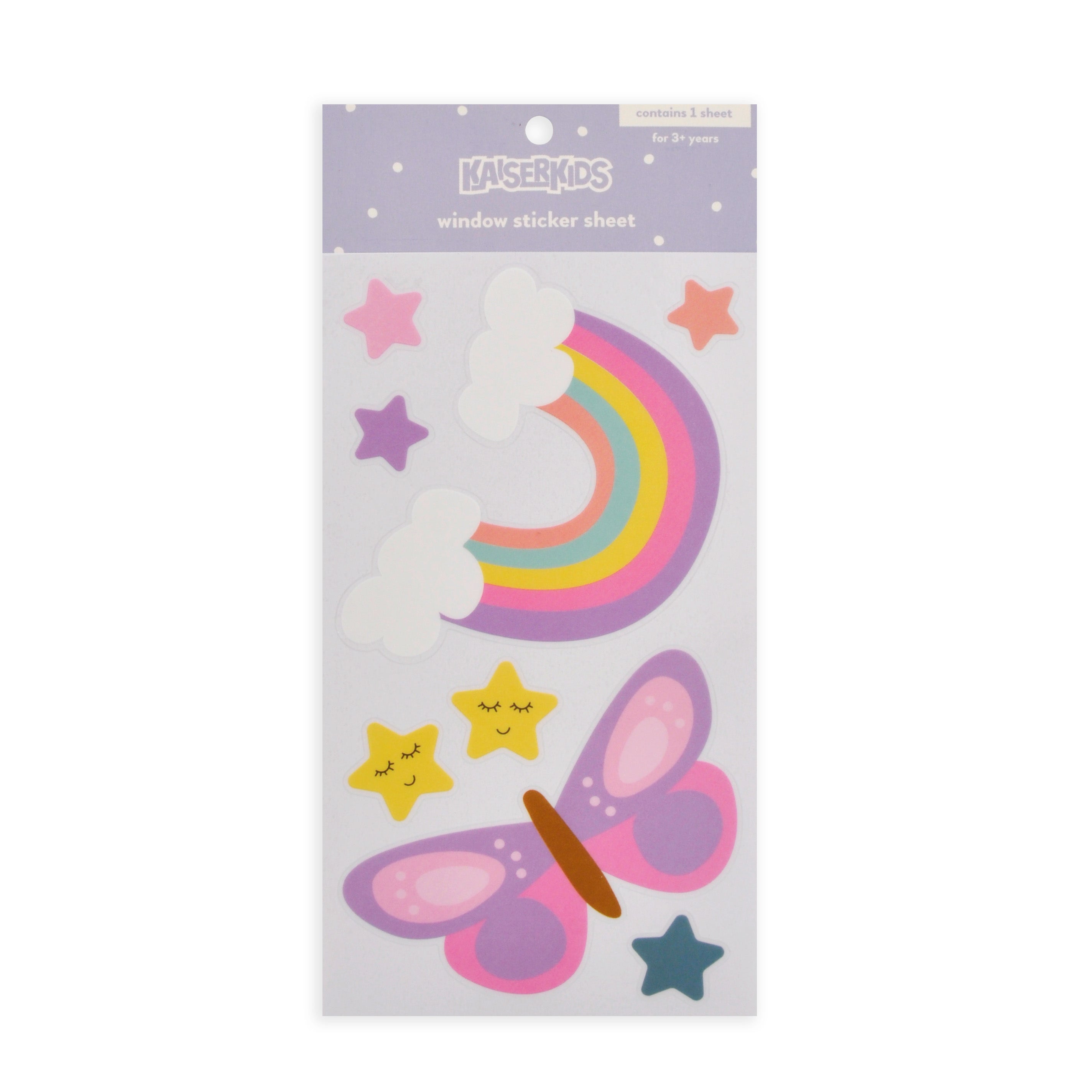 Kaiser Creative Club - Kids Sticker Sheet Window - DREAM BIG
